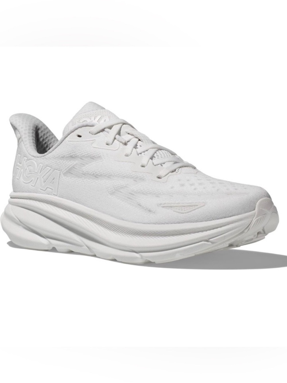 Hoka Clifton 9 - Size 7B - All White